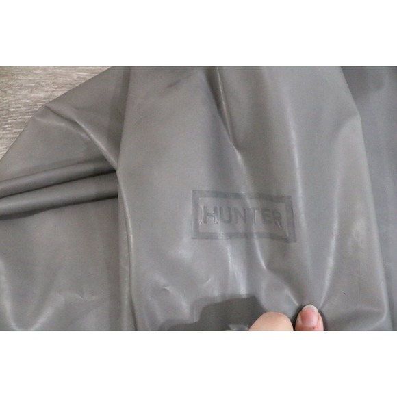 HUNTER play transparent, waterproof, CLEAR Charcoal raincoat, jacket, size XL - Picture 8 of 8